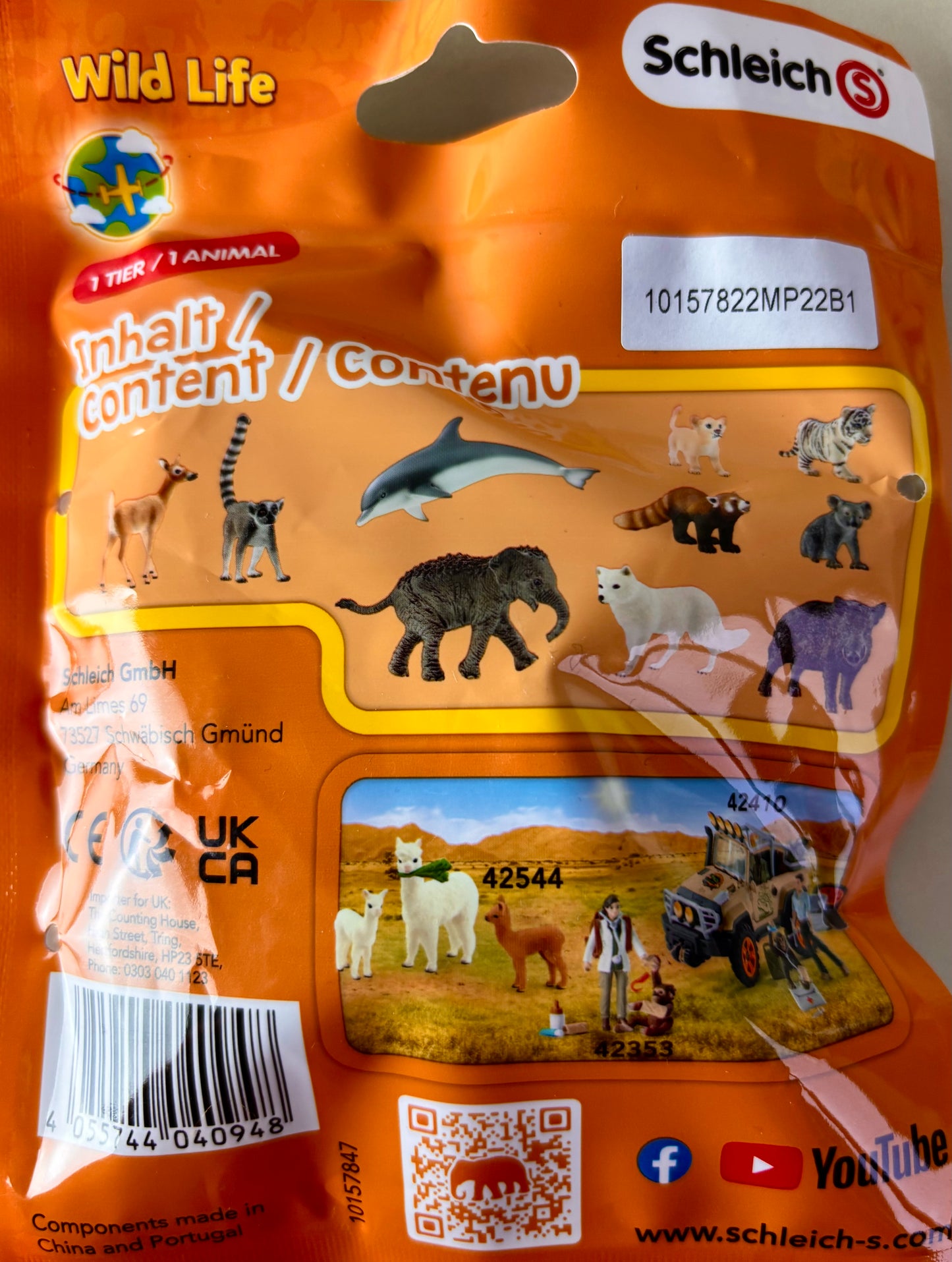 Schleich Wild Life Überraschungstüte mit 1 Tier