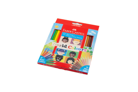 Faber-Castell Buntstifte World Colours 22er Pack