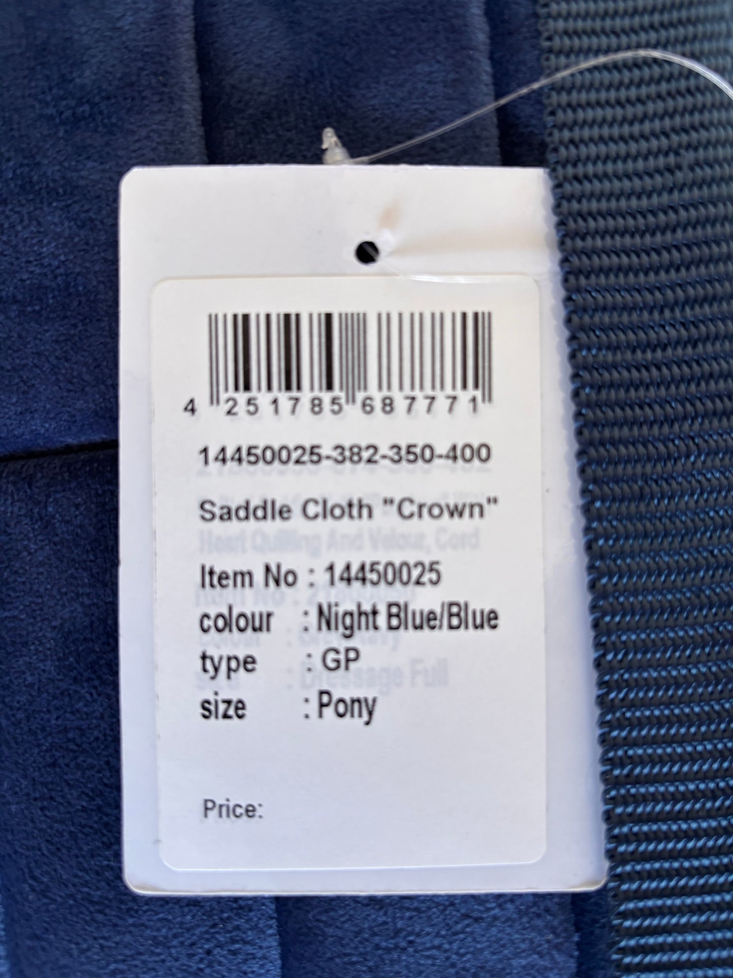 USG Pony Schabracke Night Blue/Blue Vielseitigkeit