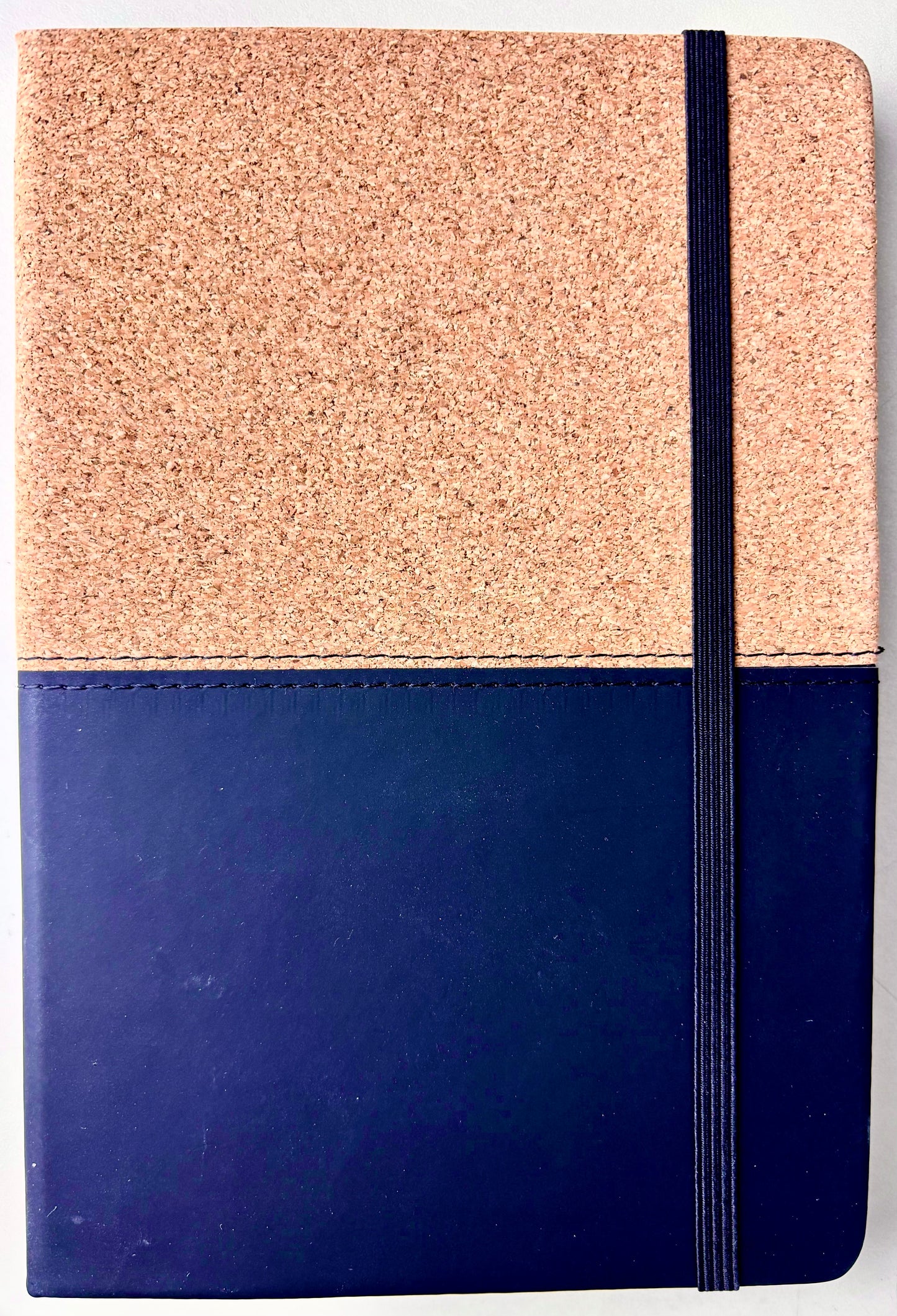 Notizbuch matt schwarz/Kork ca. A5