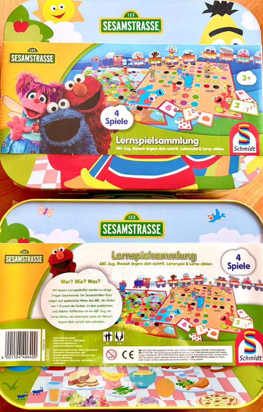 Sesamstrasse Lernspielekoffer von Schmidt Spiele