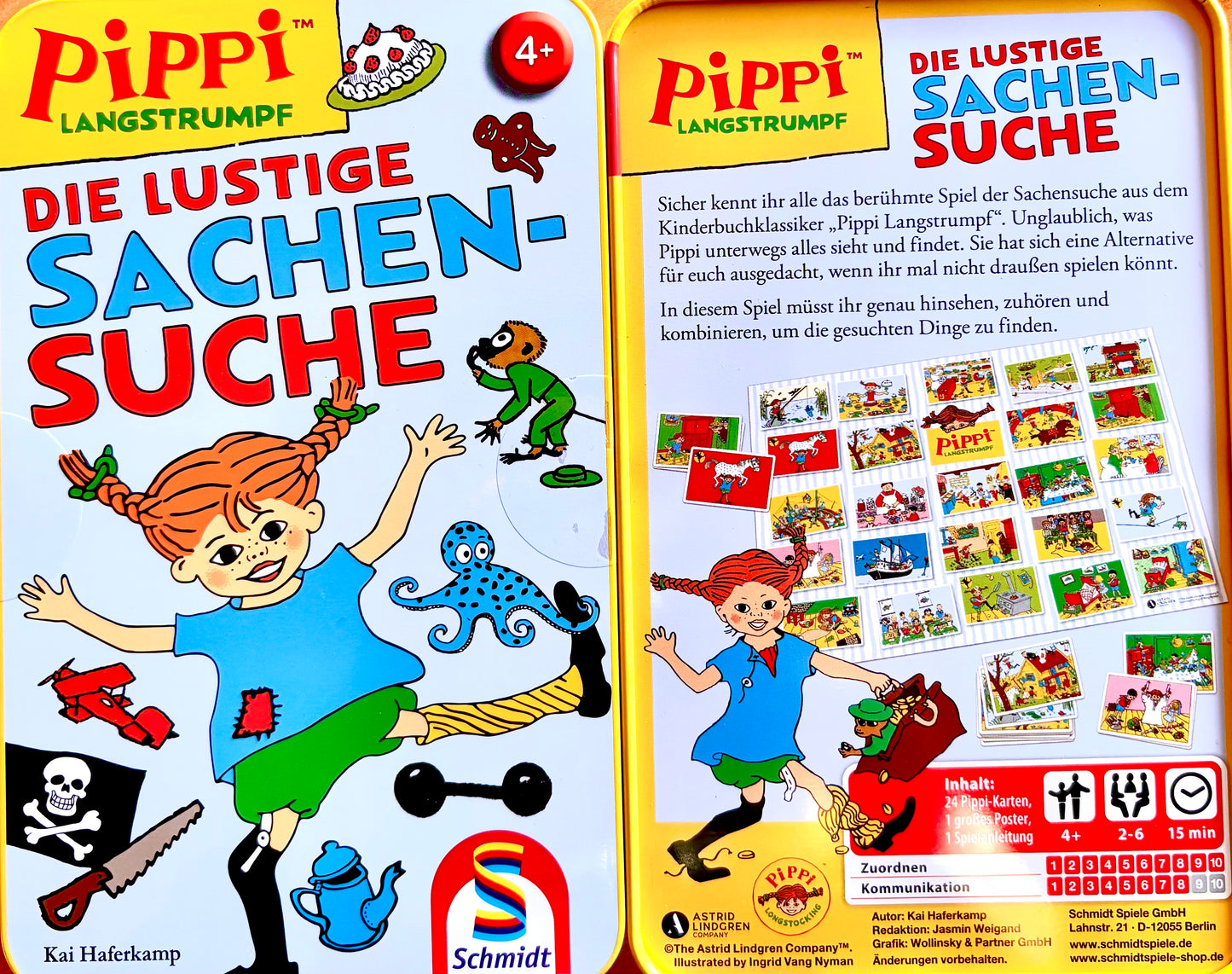 Pippi Langstrumpf Mitbringspiel von Schmidt Spiele