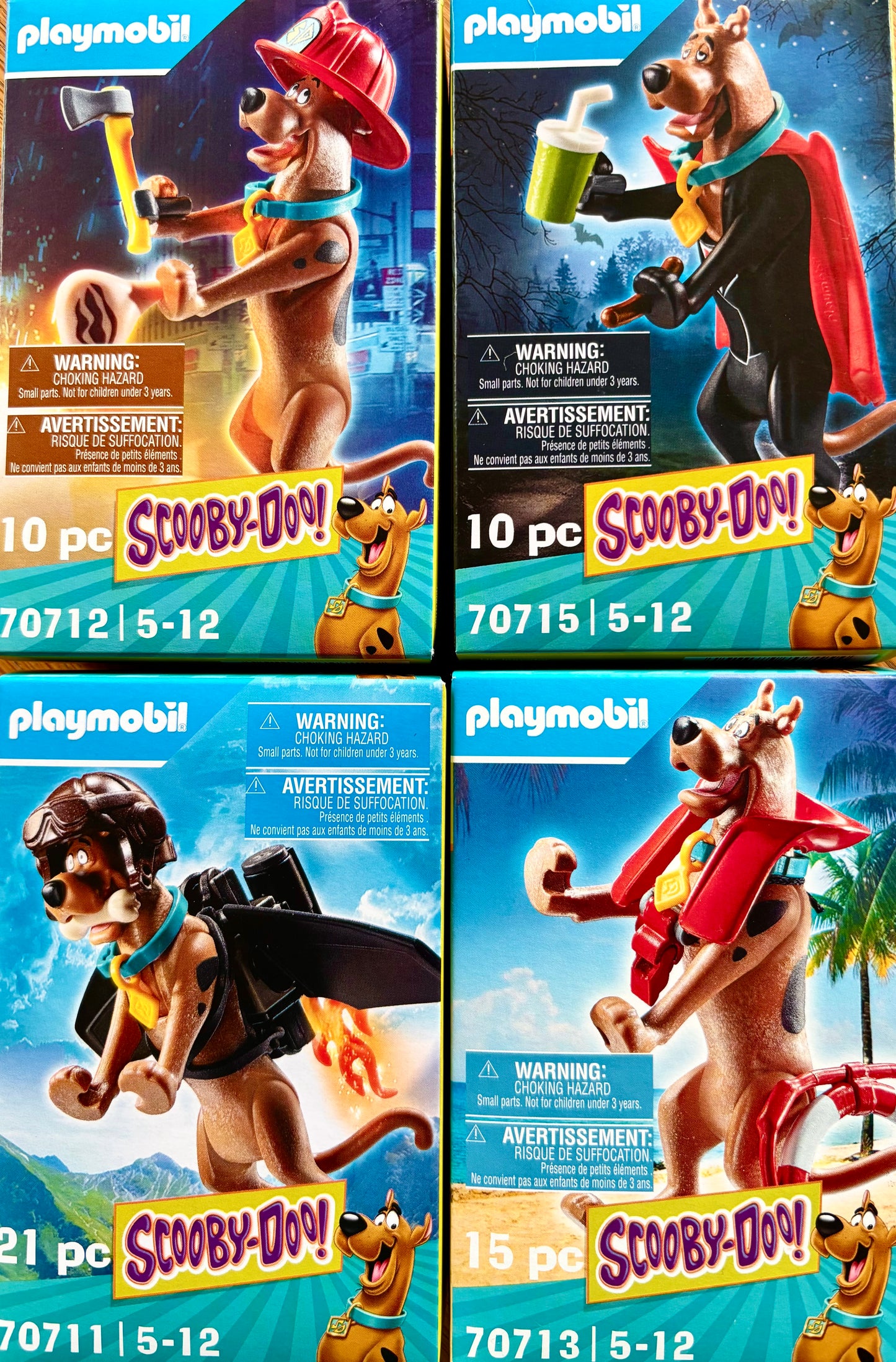Scooby-Doo! Playmobil 4er Set