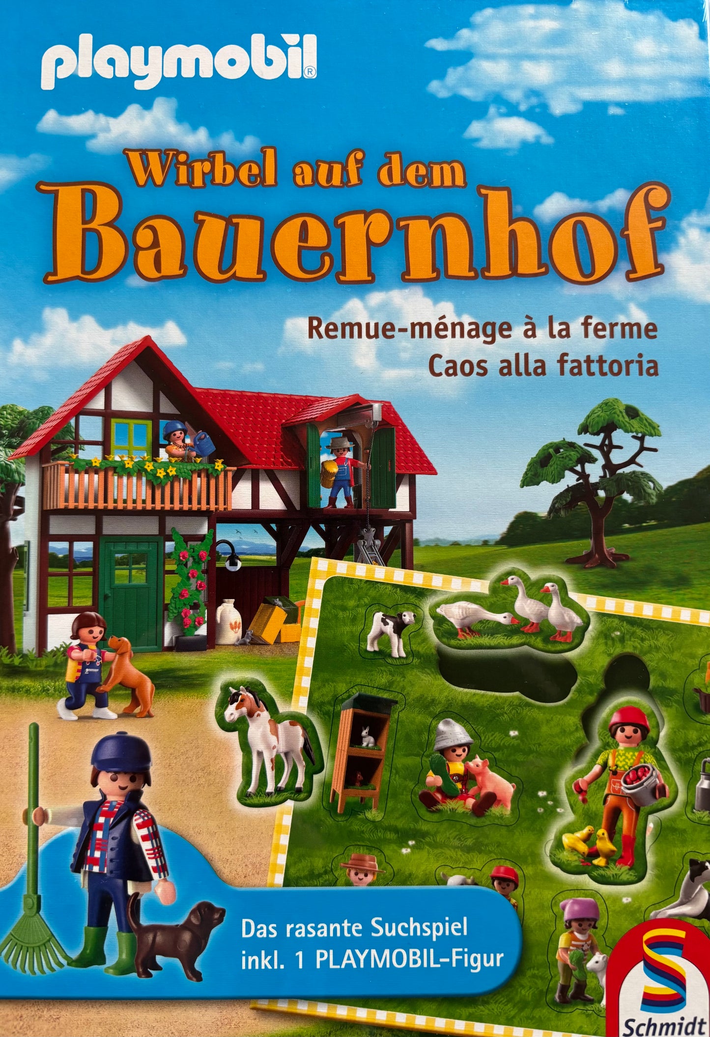 Wirbel auf dem Bauernhof playmobil Schmidt Spiele