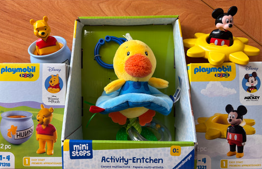 Osterpaket 4 Ravensburger u. Playmobil 1-4 Jahre