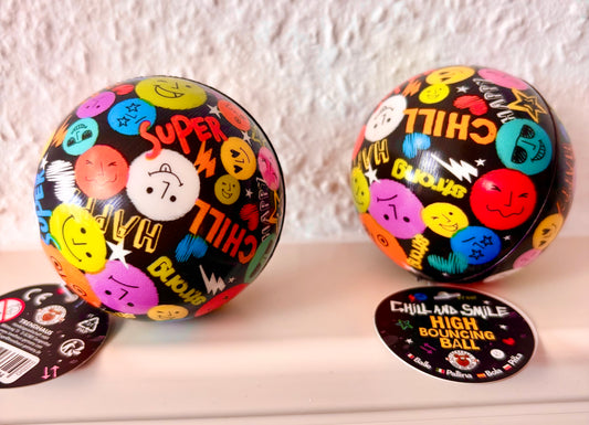 Ball Smile bunt 6,2cm Durchmesser ab 3 Jahre