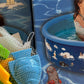 Geschenkset PlitschPlatsch Kinderpool von Wehncke + 4-tlg. Sandspielzeug WE-Schnapper 5