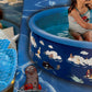 Geschenkset PlitschPlatsch Kinderpool von Wehncke + 4-tlg. Sandspielzeug WE-Schnapper 5