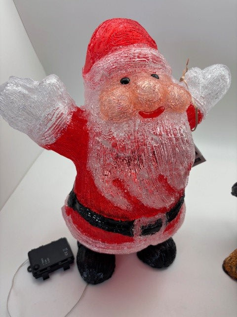 Weihnachtsmann Acryl 40 cm hoch
